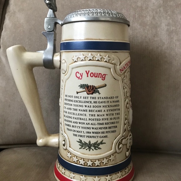 Cy Young Legends of Baseball collectors Stein - Picture 2 of 3